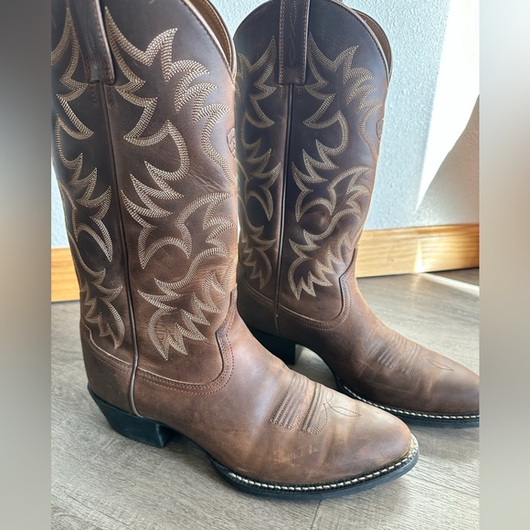 Ariat Heritage R Toe Western Boot Men Size 11 EUC - Picture 3 of 7